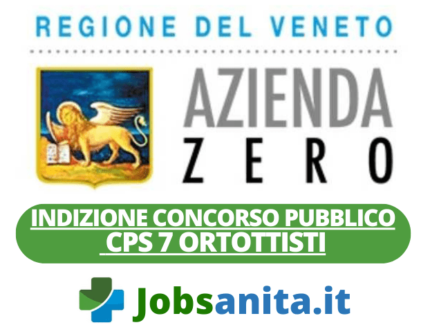 INDIZIONE CONCORSO ORTOTTISTI - AZIENDA ZERO