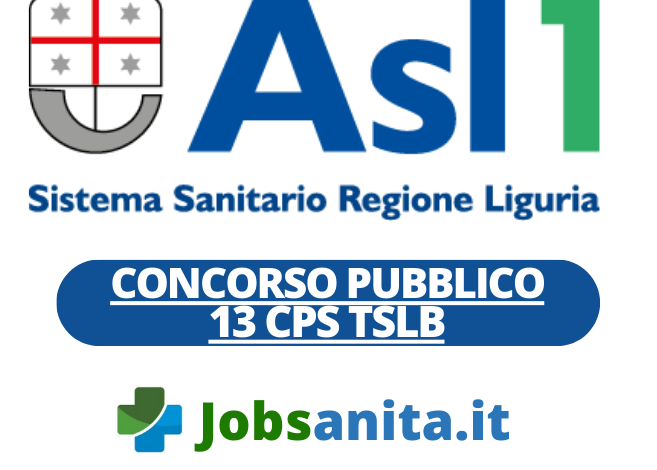 CONCORSO pubblico 13 TSLB - ASL 1 Regione Liguria