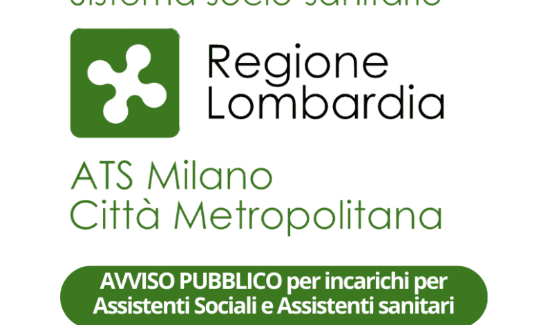 AVVISO PUBBLICO per incarichi di collaborazione per Assistenti Sociali e Assistenti sanitari - Regione Lombardia