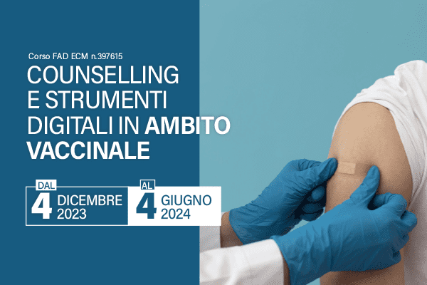 Counselling e strumenti digitali in ambito vaccinaleecm fad gratis