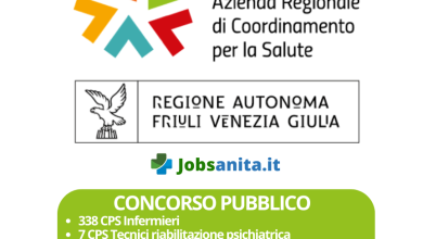 Concorsi Pubblici aggregati per le aziende del SSR FVG