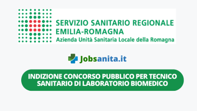 INDIZIONE Concorso pubblico per Tecnico Sanitario di Laboratorio Biomedico - Azienda USL della Romagna