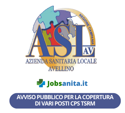 Avviso pubblico per la copertura di vari posti CPS TSRM