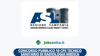 Concorso pubblico 10 CPS Tecnico sanitario di radiologia medica