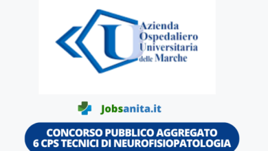 Concorso pubblico aggregato degli enti del SSR Marche CPS TECNICO NEUROFISIOPATOLOGIA