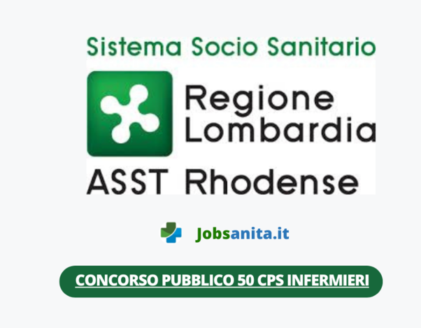 Concorso pubblico 50 CPS INFERMIERI