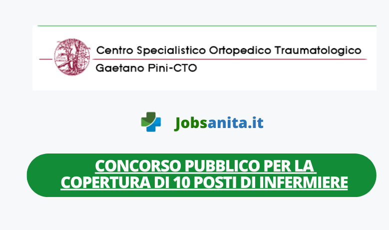 Concorso pubblico per la copertura di 10 posti di infermiere