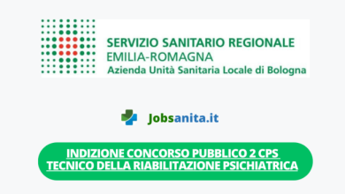 INDIZIONE Concorso pubblico congiunto 2 CPS Tecnico della riabilitazione psichiatrica