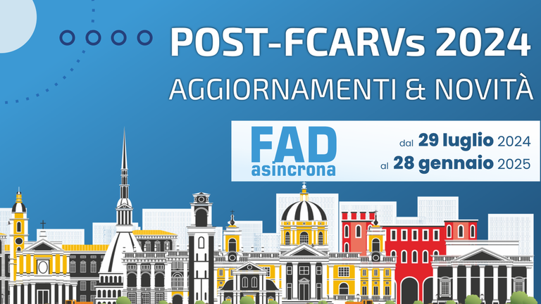 ECM FAD GRATIS Post-Fcarvs 2024 accreditato per tutte le professioni sanitarie