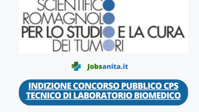 INDIZIONE Concorso Pubblico CPS Tecnico Sanitario di Laboratorio Biomedico