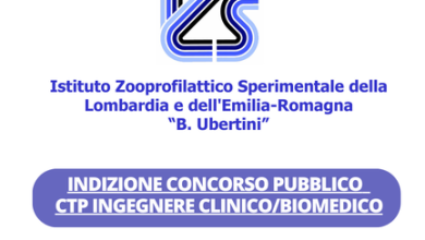 INDIZIONE Concorso pubblico per titoli ed esami per la copertura di un posto di Collaboratore tecnico professionale – ingegnere clinicobiomedico
