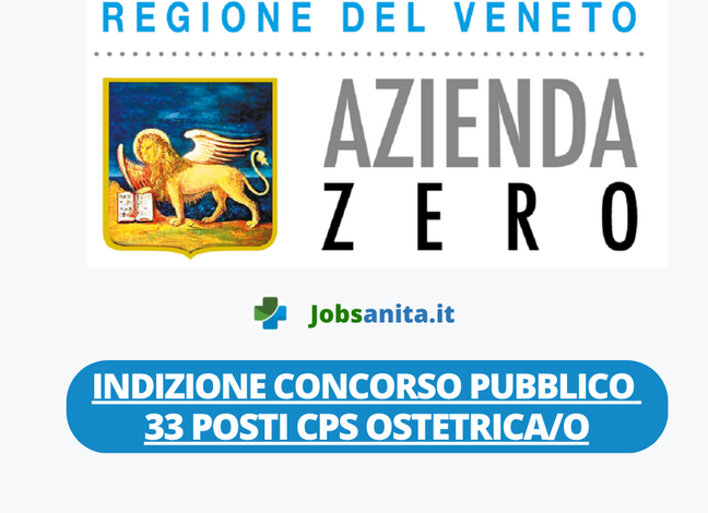 Indizione concorso pubblico 33 CPS Ostetrica