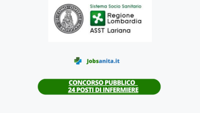 Concorso pubblico per la copertura di 24 posti di infermiere