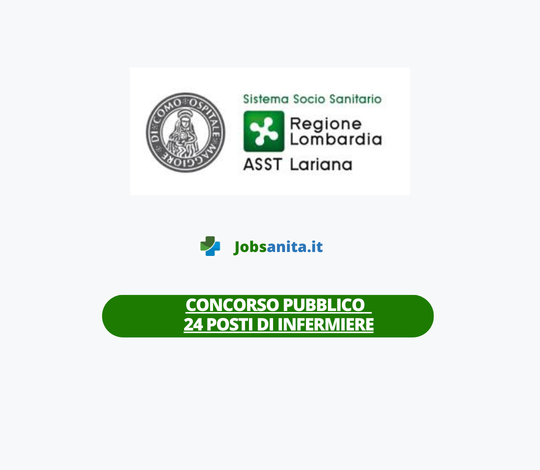 Concorso pubblico per la copertura di 24 posti di infermiere