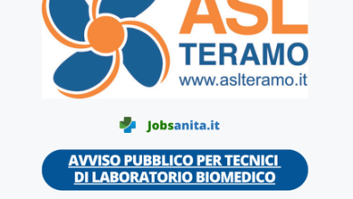 AVVISO PUBBLICO TSLB - ASL TERAMO