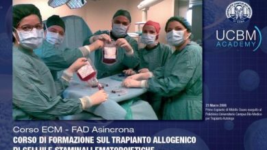 CORSO DI FORMAZIONE SUL TRAPIANTO ALLOGENICO DI CELLULE STAMINALI EMATOPOIETICHE ECM FAD