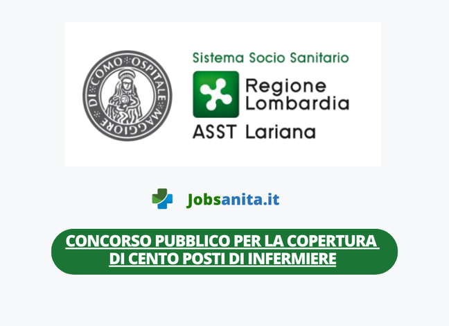 Concorso pubblico per la copertura di cento posti di infermiere