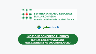 INDIZIONE Concorso Pubblico Tecnico della Prevenzione nell'Ambiente e nei Luoghi di Lavoro