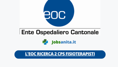 L’EOC l’ospedale multisito del Ticino ricerca 2 FISIOTERAPISTI